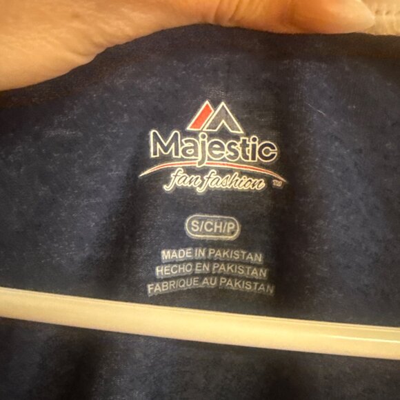 Houston Astros Womens V-Neck T-Shirt By Majestic Fan Fashion Size S Cotton/Poly - Picture 3 of 7